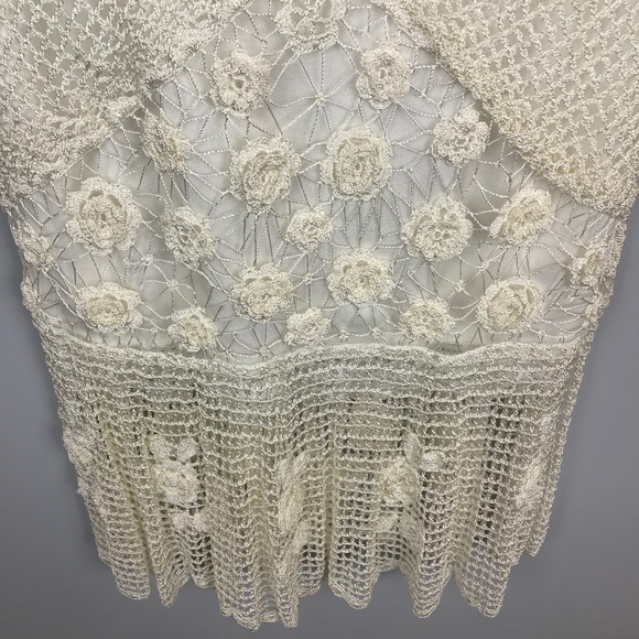 Sue Wong Ivory Lace Illusion Dress - Picture 8 of 13